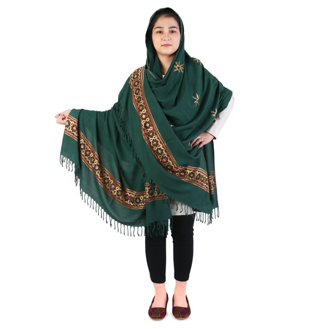 Black Long Shawl - Image 3