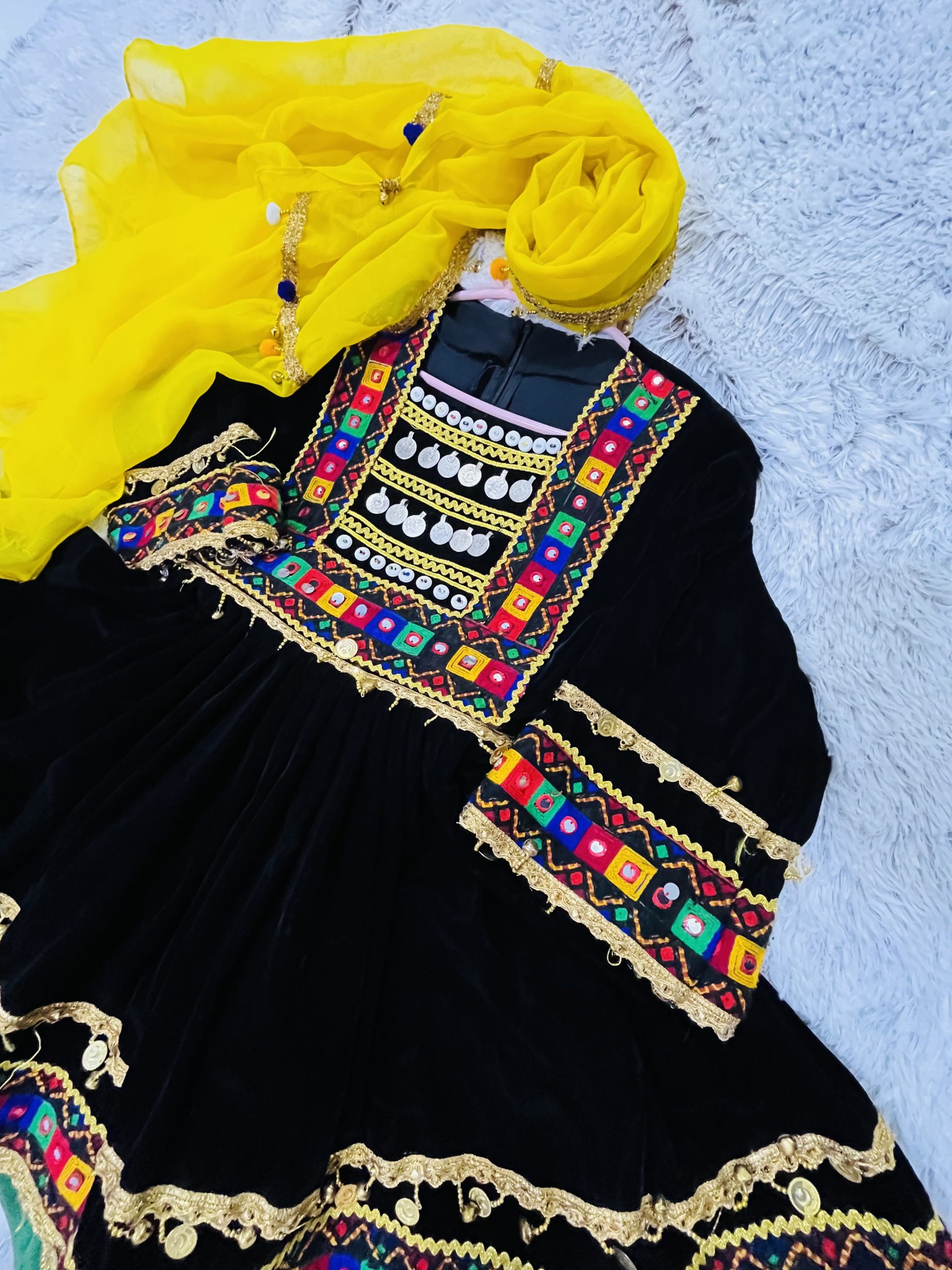 Afghani Traditional Dress for Girls - Image 4