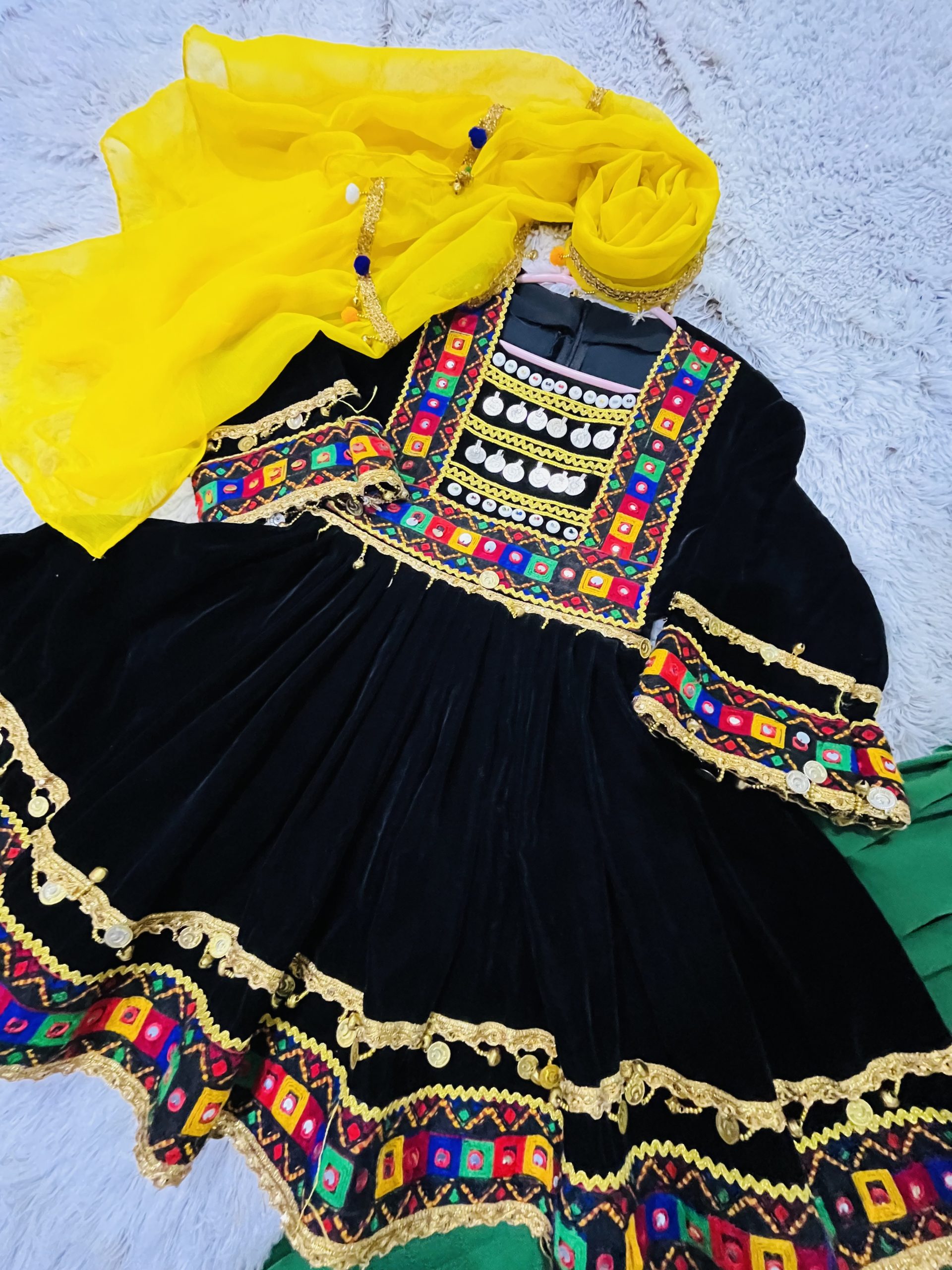 Afghani Traditional Dress for Girls - Image 3