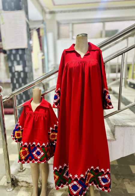Mother-Daughter Tajiki Dress