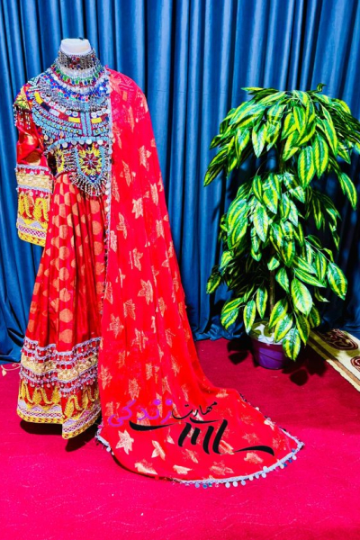 Afghani Dress in Red