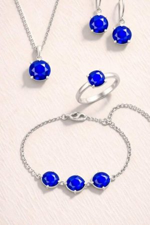 Celestial Lapis Silver Pendant