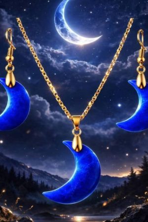 Moon Shaped Afghan Lapis