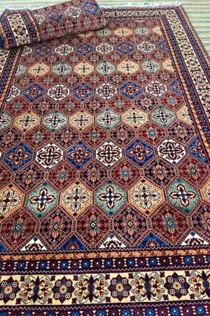 Traditional Handwoven Afghan Rug