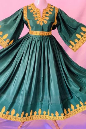 Afghan Gold Chermadozi Dress