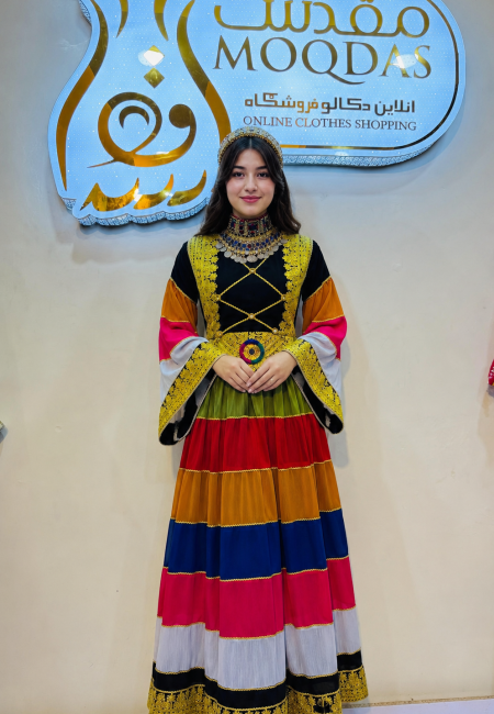 Seven-Color Afghan Traditional Dress