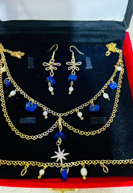 Badakhshan Lapis Lazuli Jewelry Set