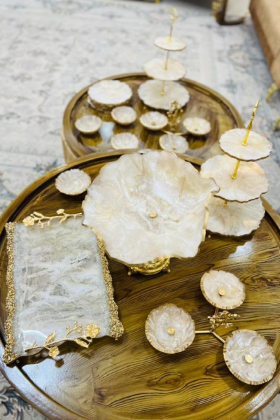 Handmade Resin Servingware