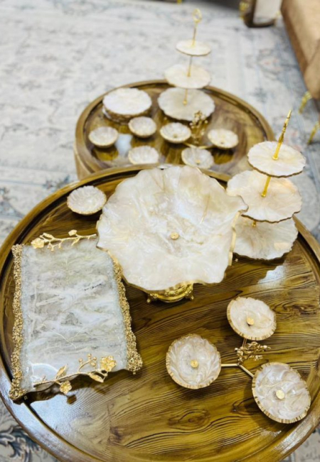Handmade Resin Servingware