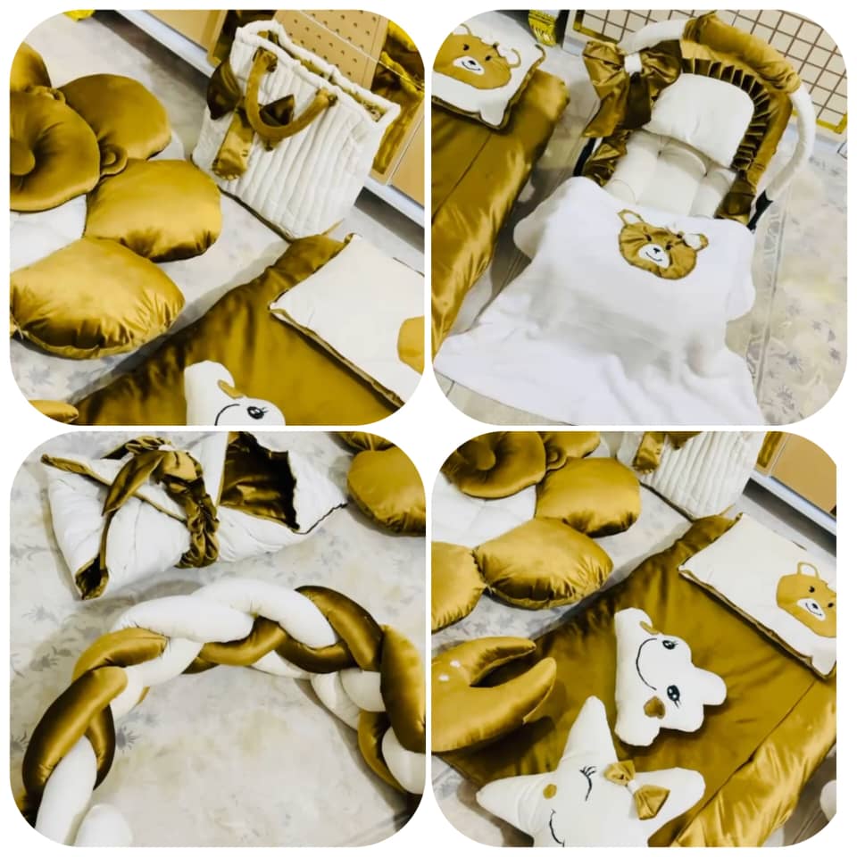 Premium Velvet Baby Bedding Set