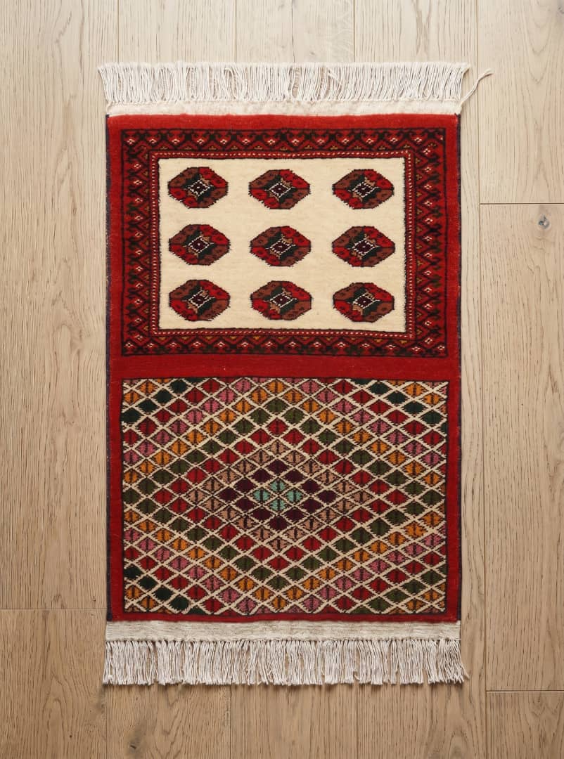 Handwoven Turkmen Decorative Rug