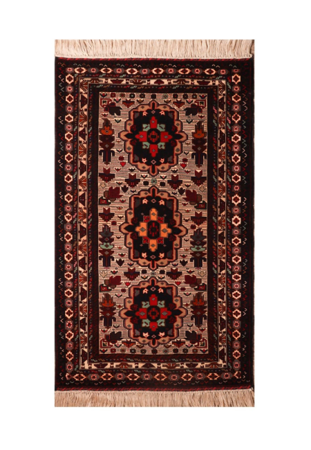 Handwoven Afghan Turkmen Kurki Rug
